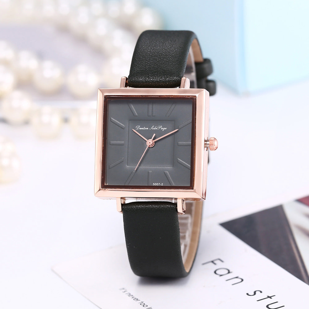 Women's Square Fashion Classic Quartz Watch