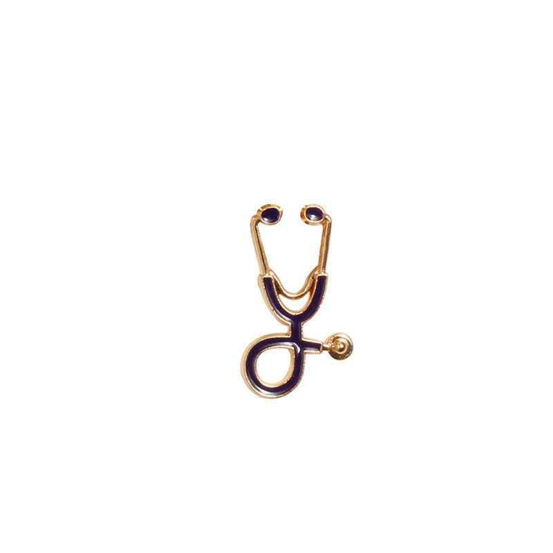 Doctor Who Brooch Cartoon Color Stethoscope Corsage