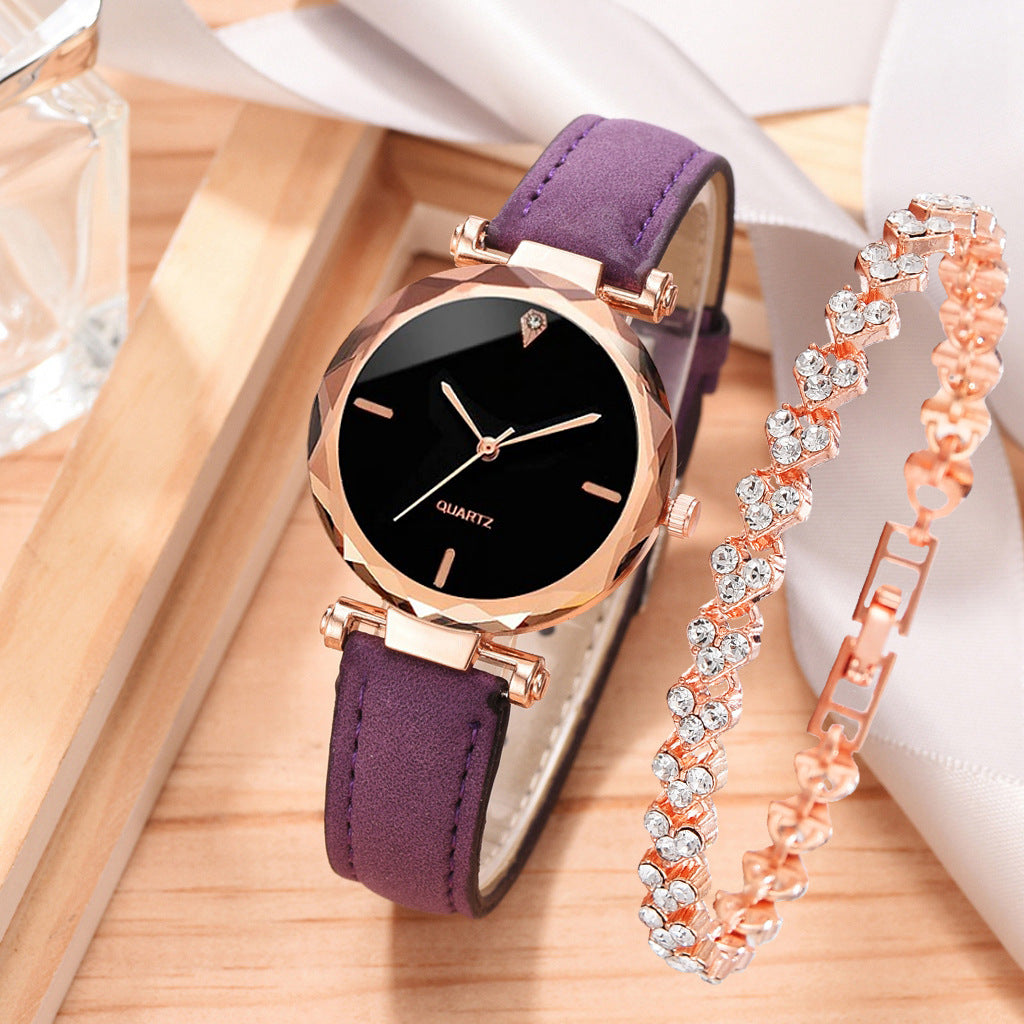 Minimalist Quartz Watch & Bracelet Duo