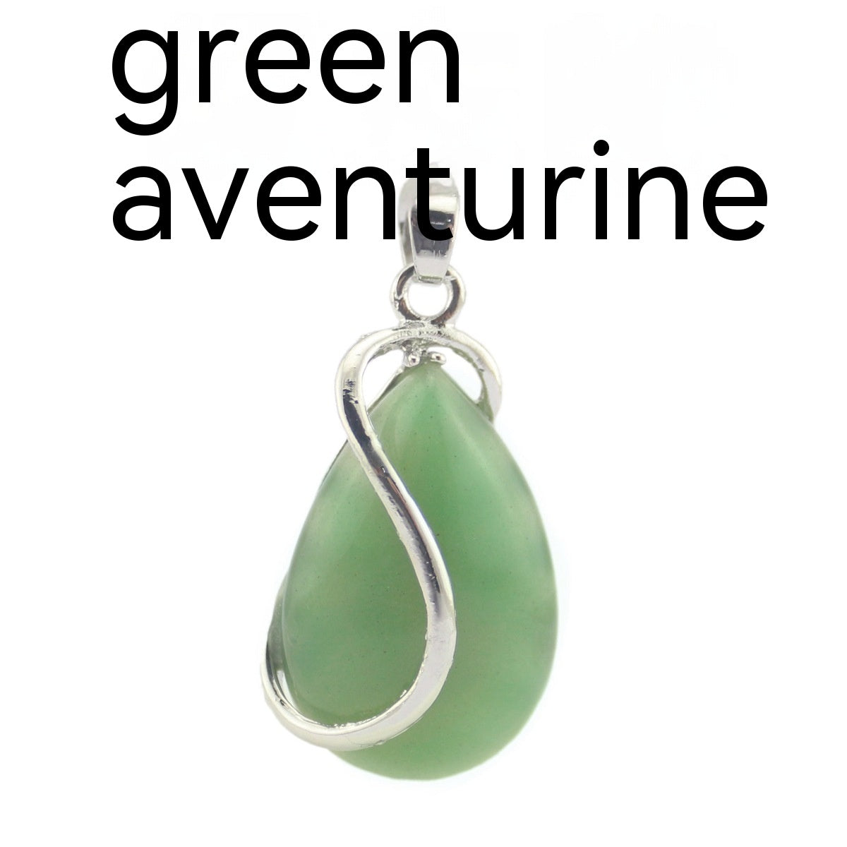 Natural Water Drop Crystal Shape Pendant