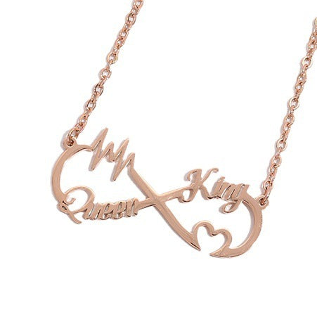Custom Infinity Name Necklace