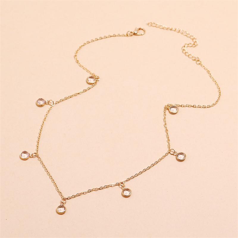 Simple Little Diamond Necklace For Women