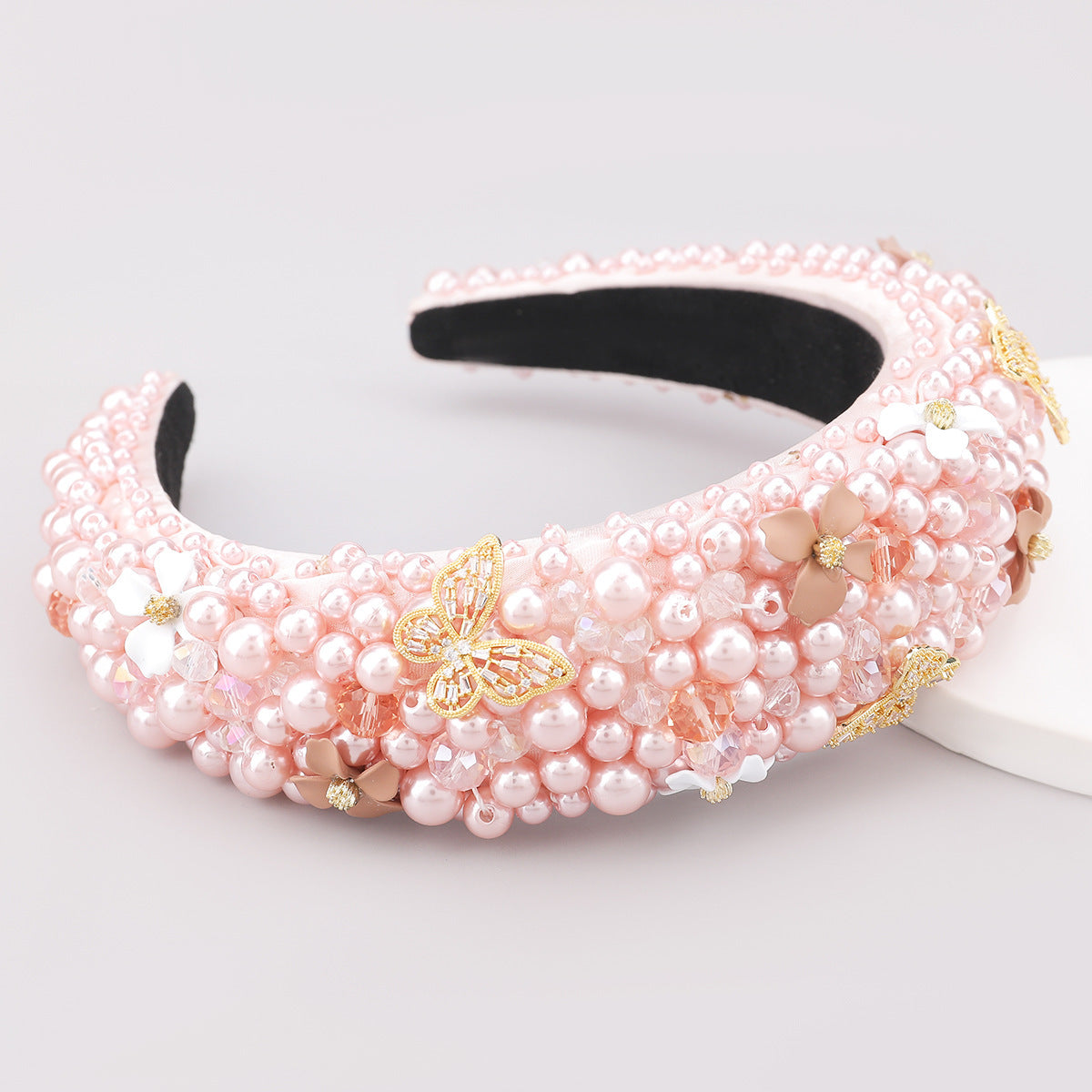 Fashionable Personality Hair Accessories Fabric Diamond Headband