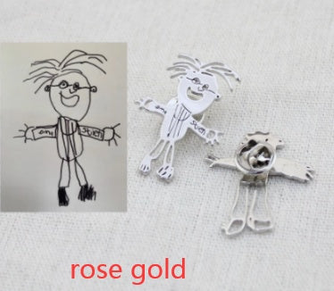 Custom Kids Artwork Necklace