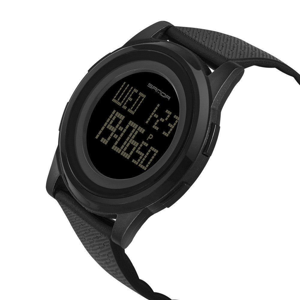 LED luminous waterproof men's electronic watch