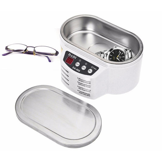 600ml Mini Ultrasonic Cleaner Jewelry Glasses Circuit Board Cleaning Machine Intelligent Control Ultrasonic Cleaner Bath