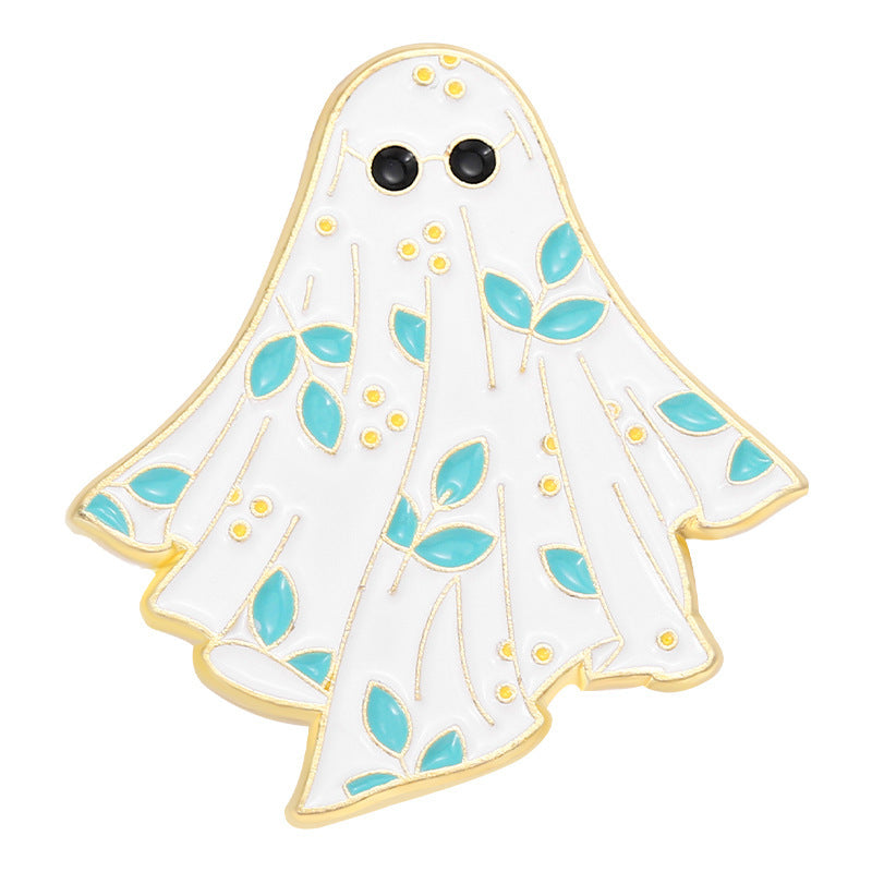 Cute Little Brooch Ghost White Horror Ghost