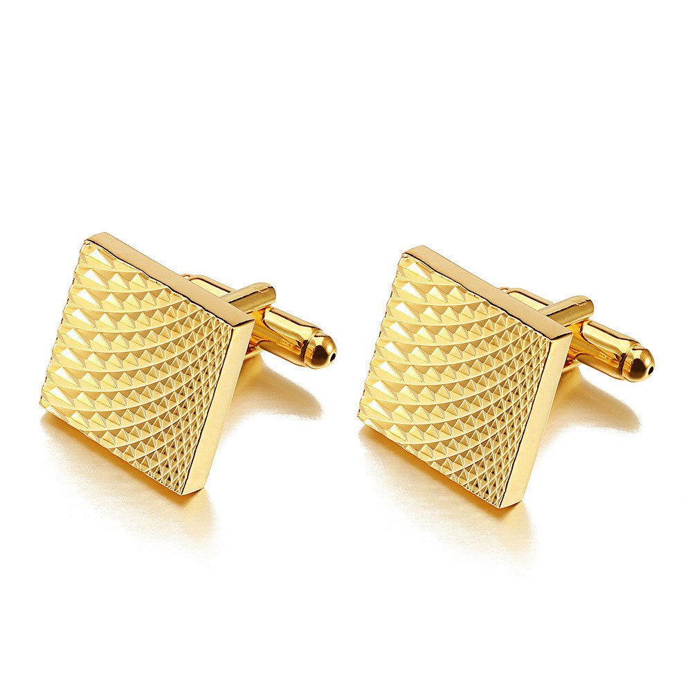 18K Gold High Quality Men's Shirt Cufflinks