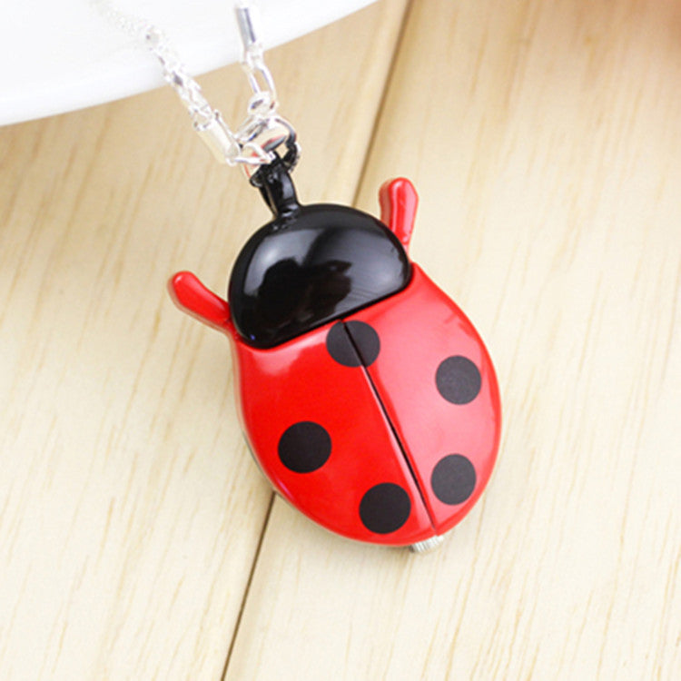 Cartoon beetle hanging chain pocket watch