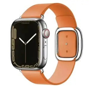 Modern Magnetic Buckle Style Leather Strap