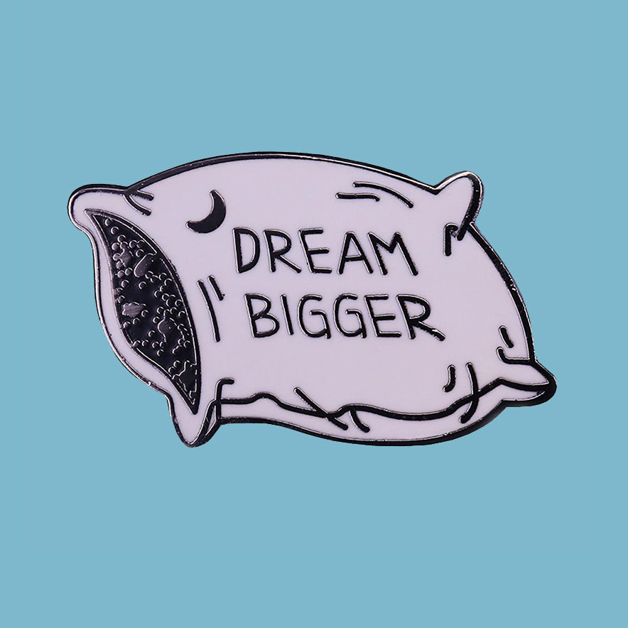 Inspirational Dream Pin Space Galaxy Badge