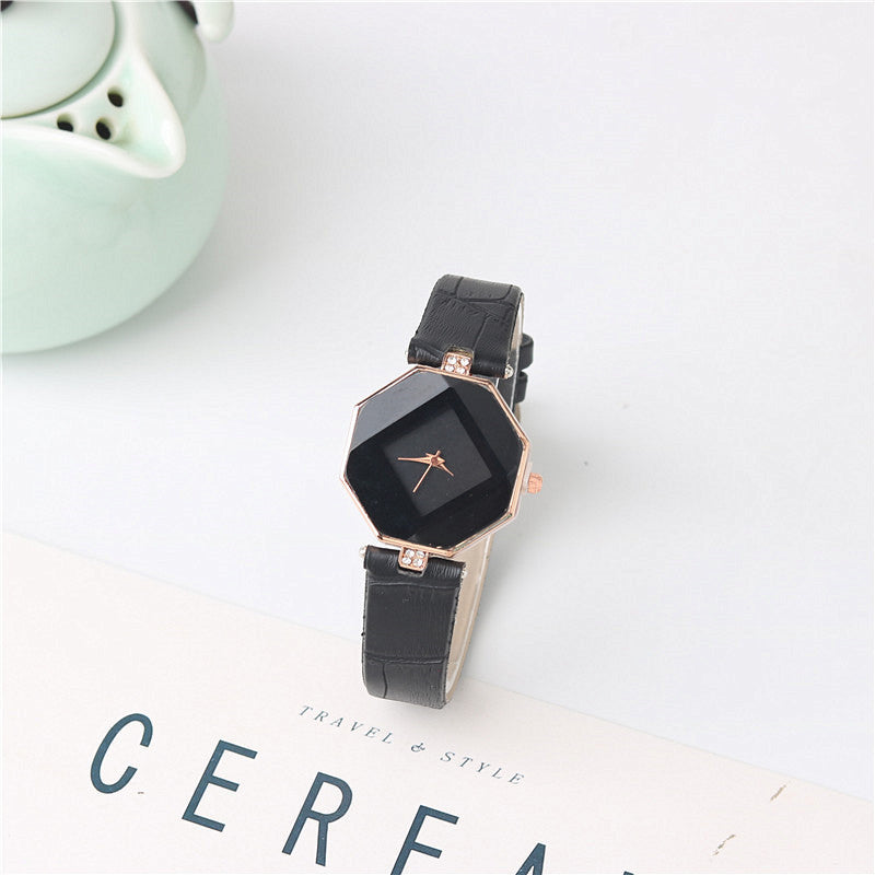 Women's Watch Korean-style Retro Artistic Personalized Minority Trendy Quartz Gift Box