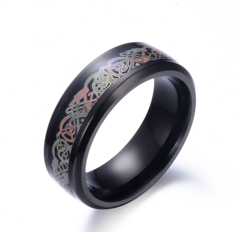 Titanium Steel Dragon Ring