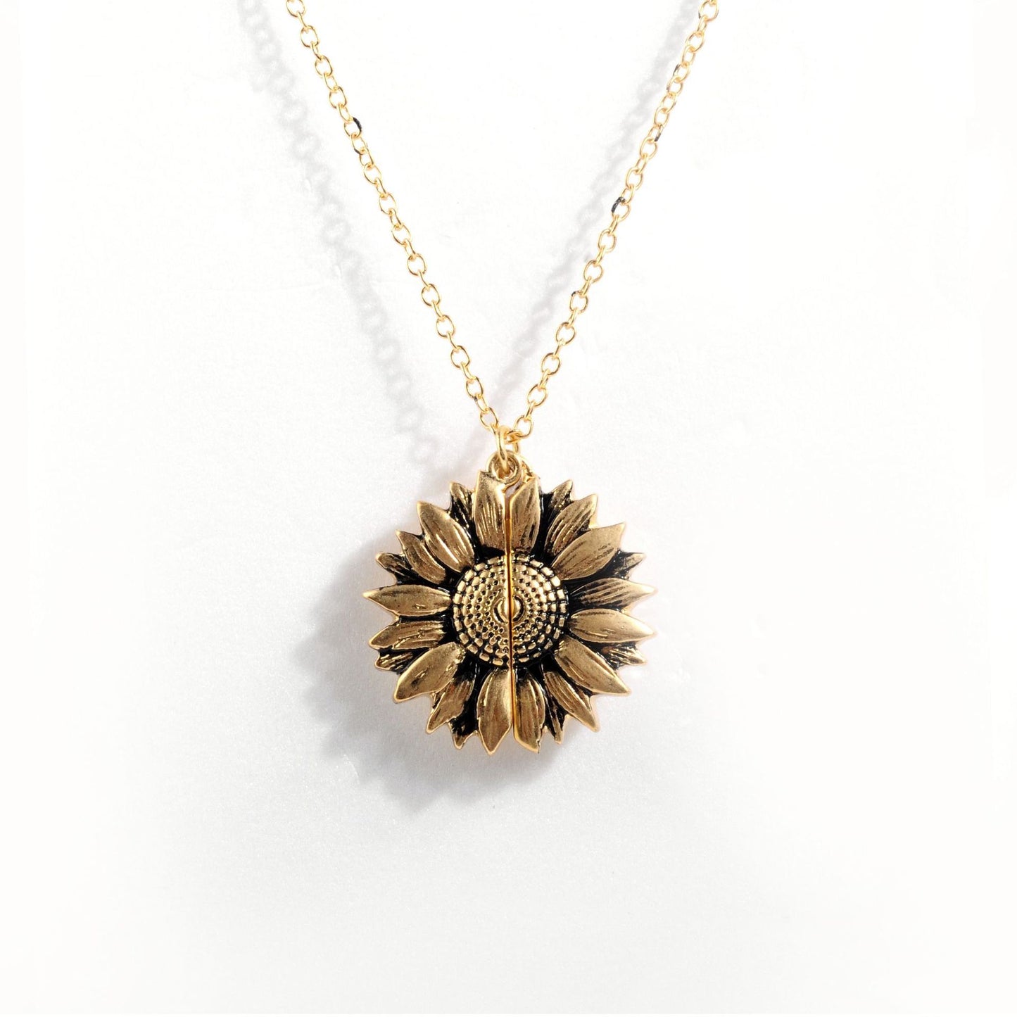 Double-sided Alloy Flower Short Clavicle