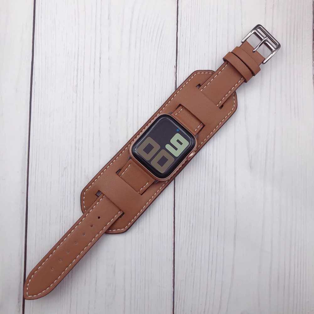 Bracelet Watch-Band  Buckle-Cuff Leather Loop