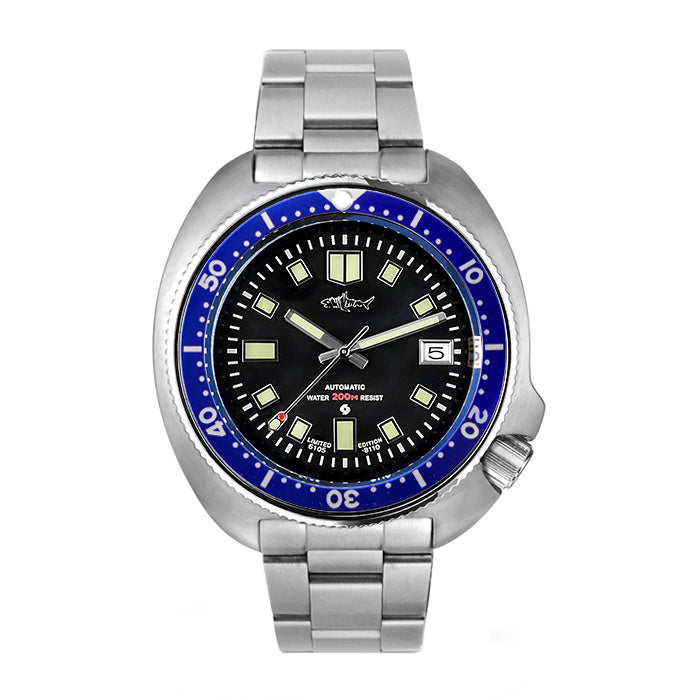 Automatic mechanical steel watch men