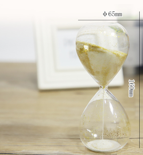 Creative hourglass timer as a gift for fine home decor