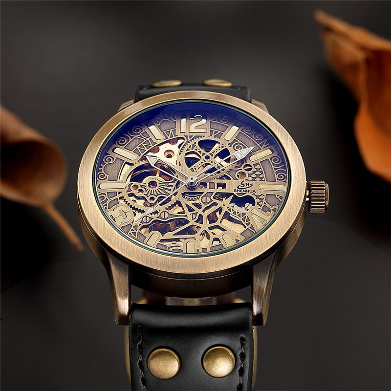 Hollow mechanical watch