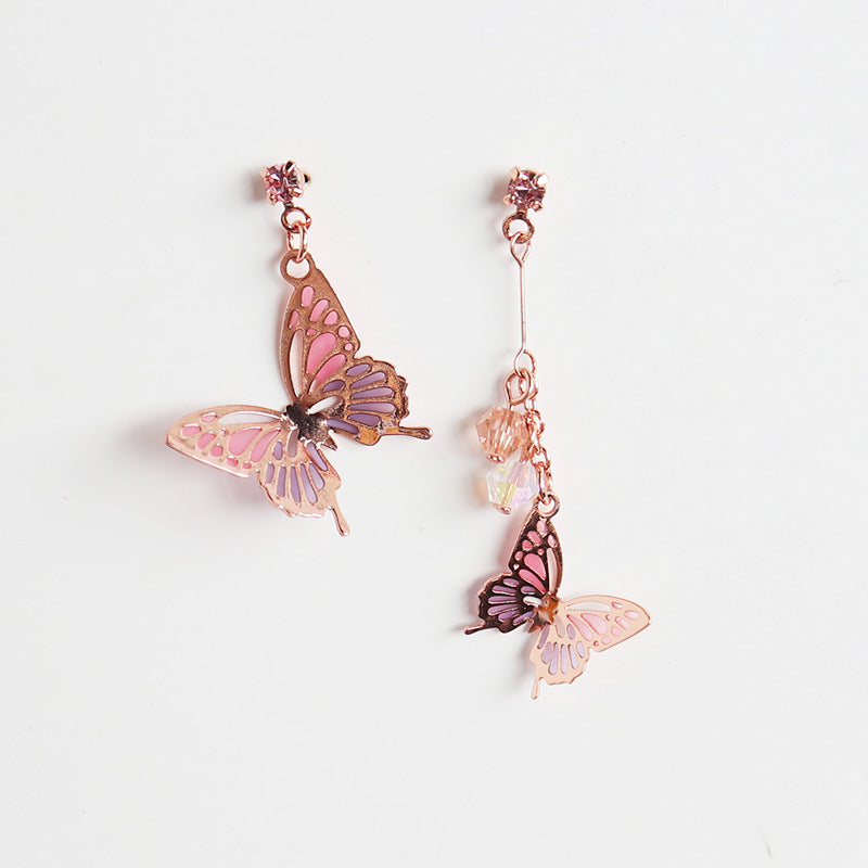 Asymmetric Butterfly Earrings Fashion Ear Clip