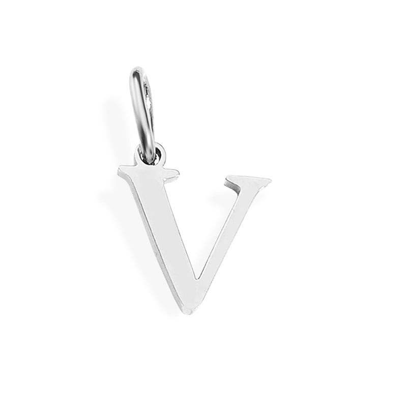 26 Letter Pendant Couple Bracelet Necklace English Pendant