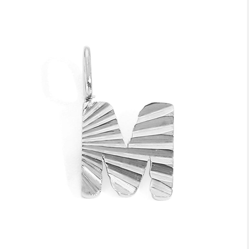 Stainless Steel 26 English Letters Ornament Pendant