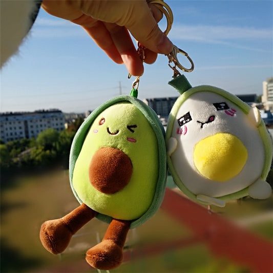 Avocado Plush Toy Key Chain