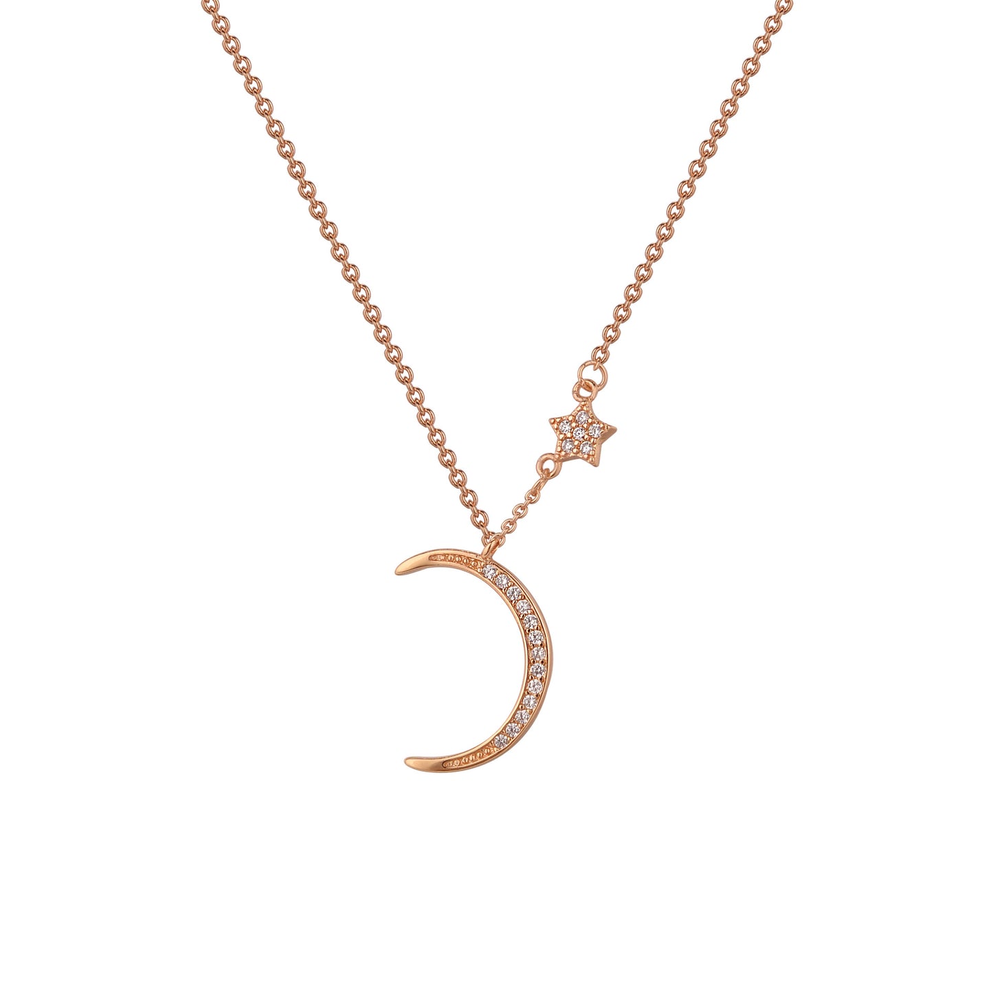 Moon star sweater chain