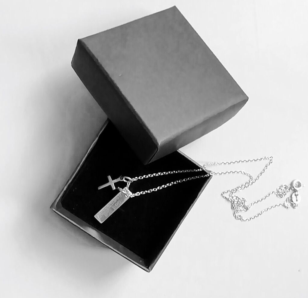 925 Silver Cross Pendant Necklace