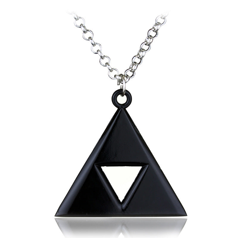 The legend of zelda triangle necklace