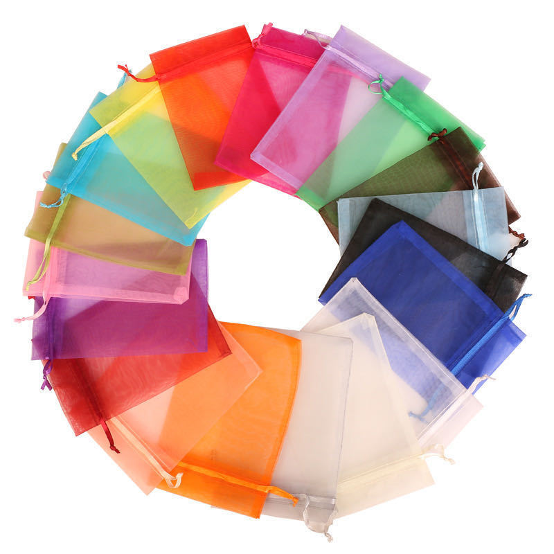 Fabric Drawstring Jewelry Storage Bag (100-Pack)