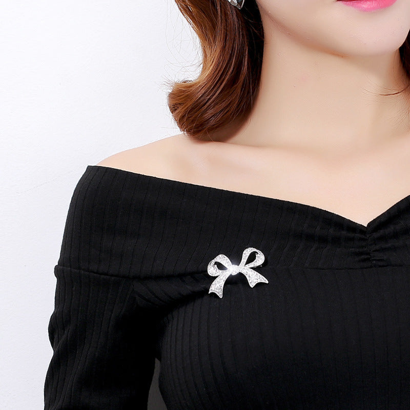 Women's Corsage Fashion Bow Brooch Accessories