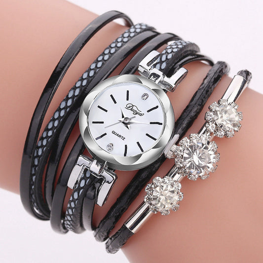 Bracelet watch crystal clock quartz watch