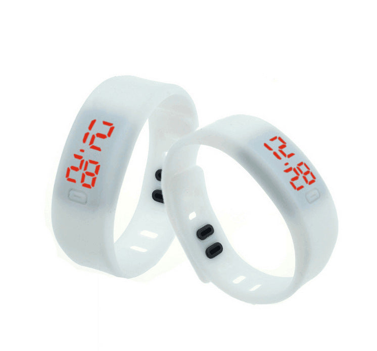 Fashion red light LED bracelet silicone wrist