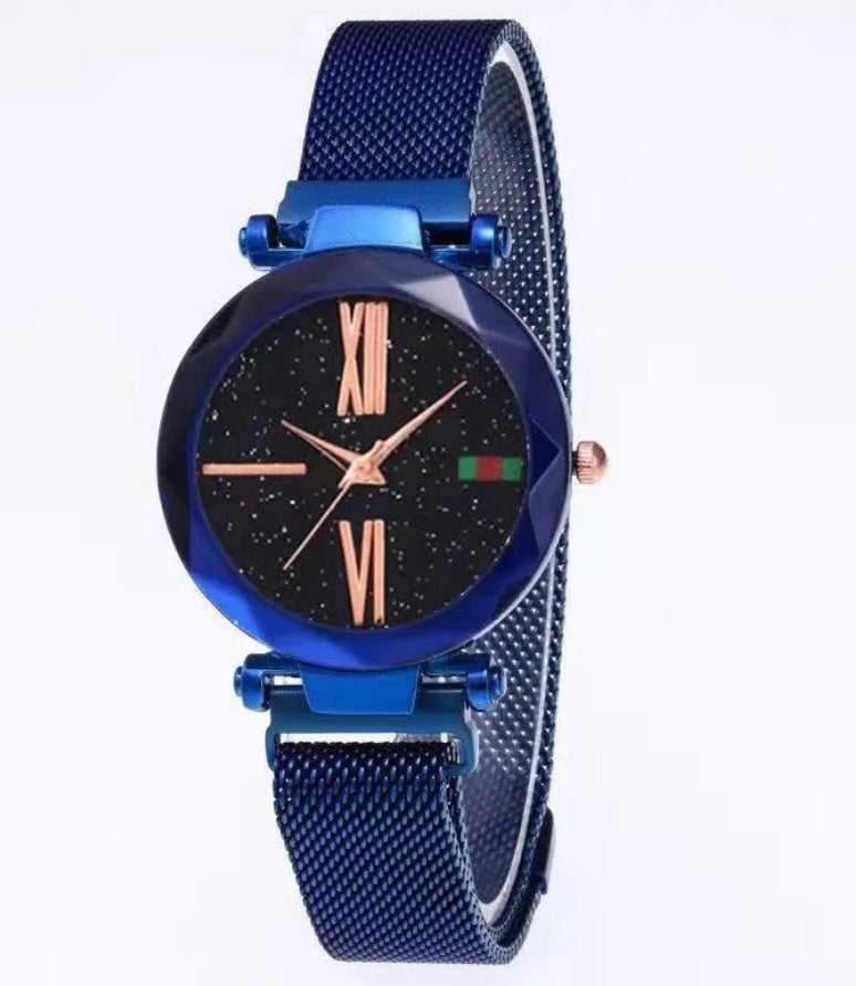 Mesmerizing Starry Sky Diamond Quartz Watch