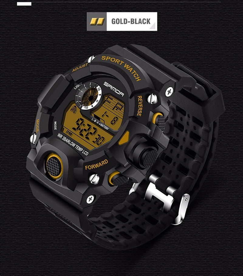 LED Watch Men Waterproof Sport Men Watch Luxury Brand Military Wristwatch For Male Clock Relogio Masculino