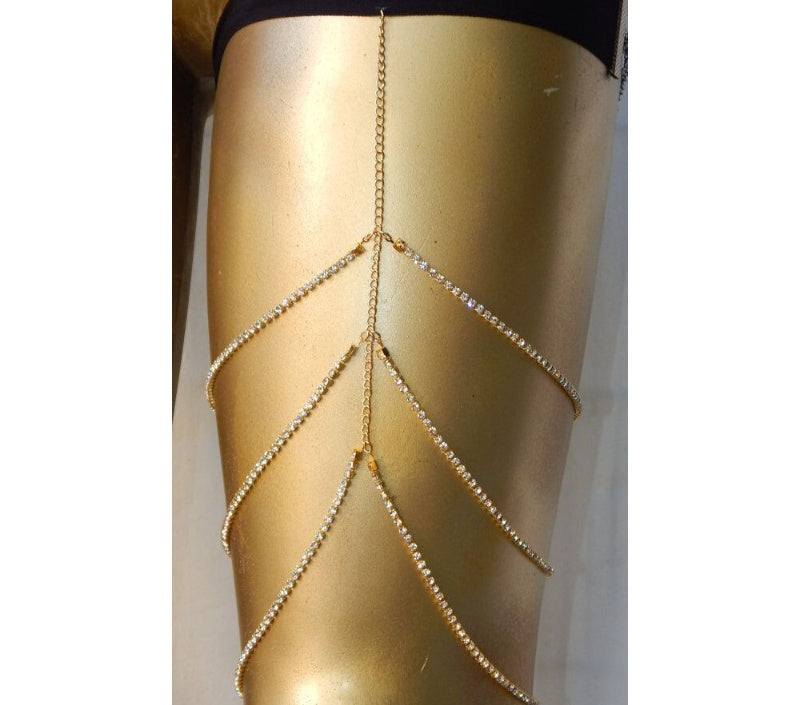 Multi-Layered Leg Chain Body Jewelry