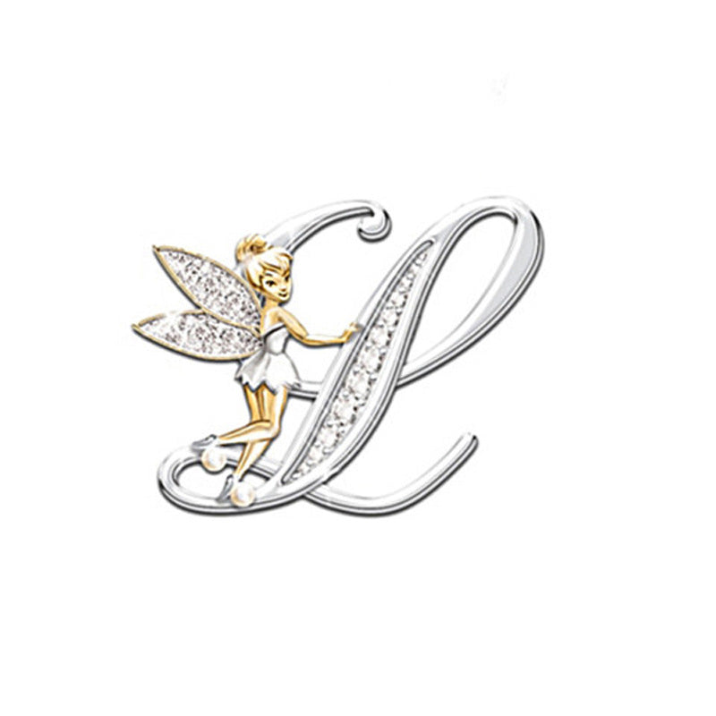 Women's Fashion 26 English Letter Brooch