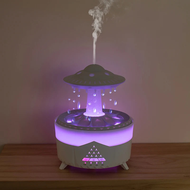 UFO Raindrop Humidifier & Aroma Diffuser