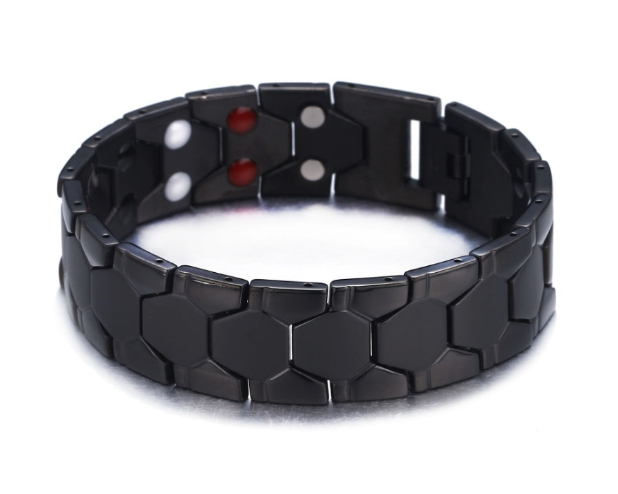 Health Energy 4 IN 1 Bracelet Magnetic Titanium Bio Energy Bracelet For Men Arthritis Twisted Healthy Magnetic Bracelet