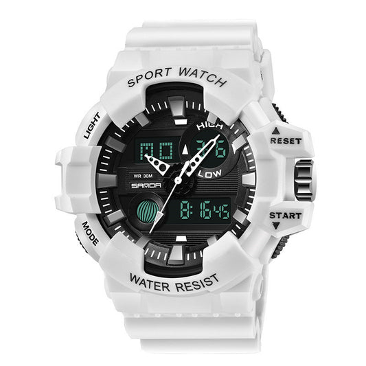 Fashion sports waterproof men's electronic watch