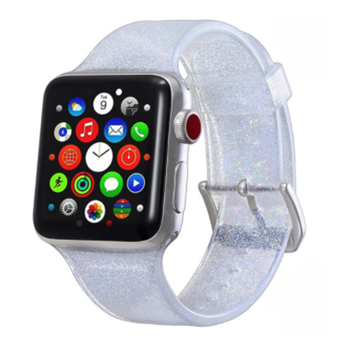 Silicone watch strap