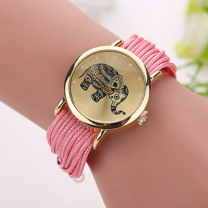 Creative elephant watch