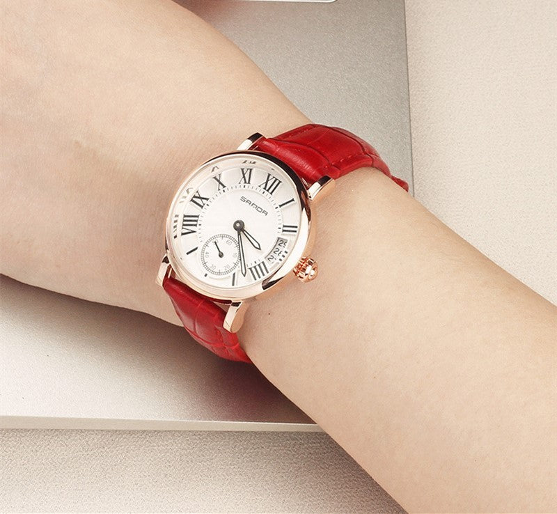 Watch women waterproof delicate belt women