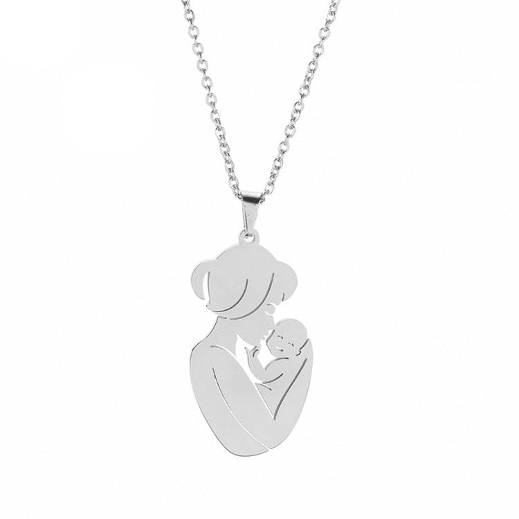 Mother plot necklace pendant