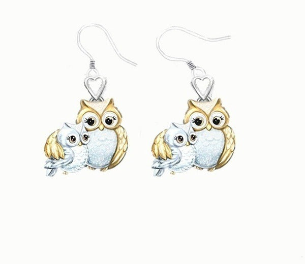 Owl Pendant Animal Necklace Jewelry