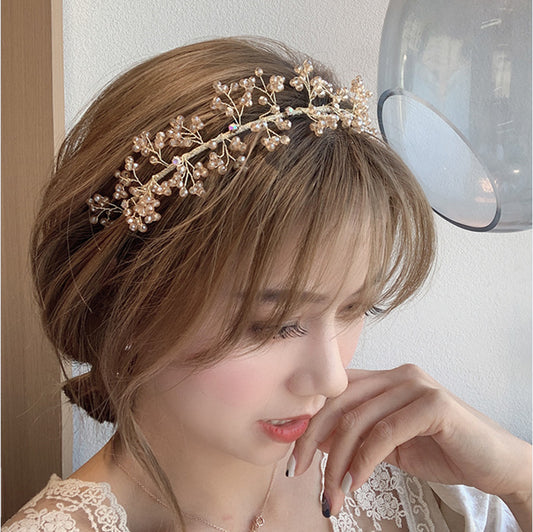 Versatile And Elegant Crystal Wave Bridal Headband