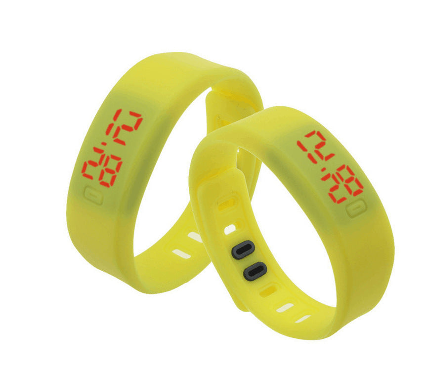 Fashion red light LED bracelet silicone wrist