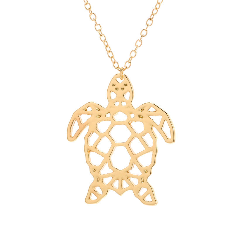 Popular Personality Jewelry Hollow Turtle Necklace