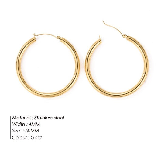 Broad Round Hoops