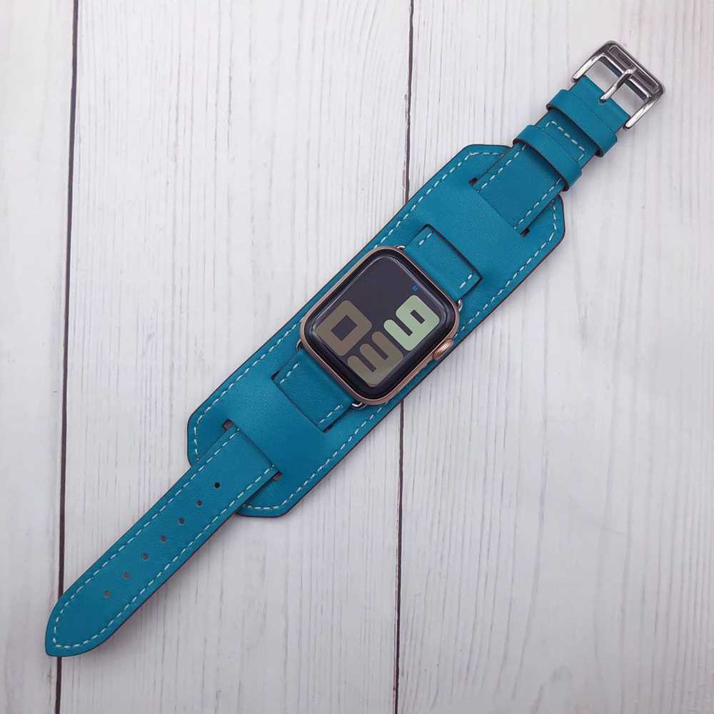 Bracelet Watch-Band  Buckle-Cuff Leather Loop